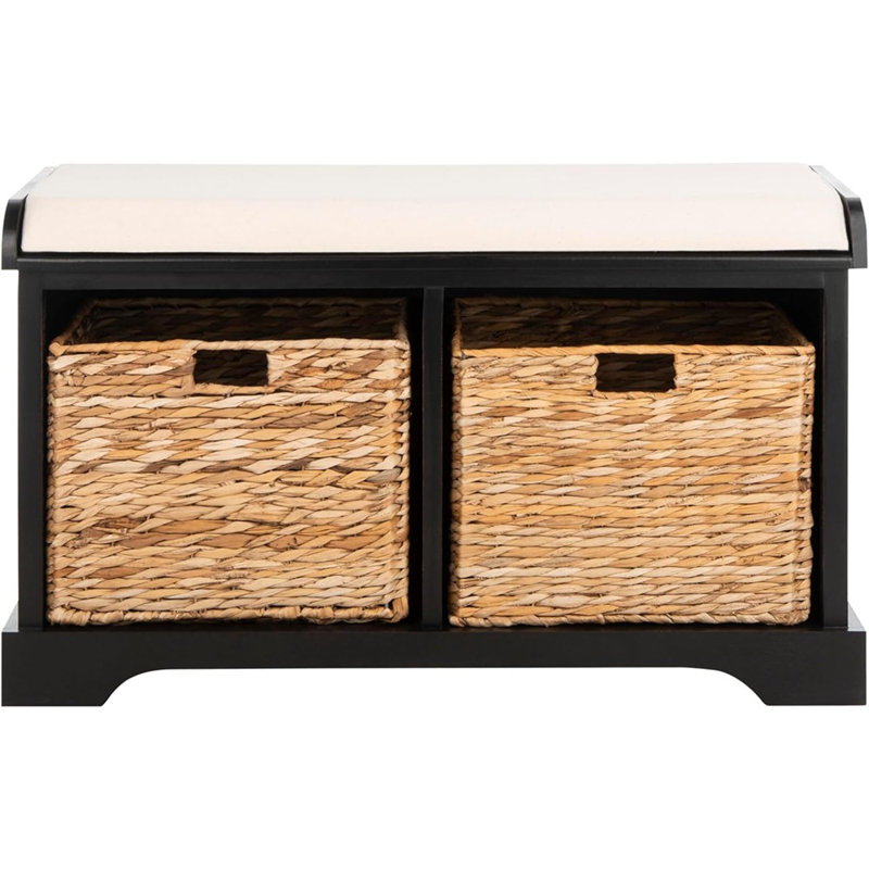 Banc de rangement à 2 tiroirs avec coussin Home / Freddy de Home Collection