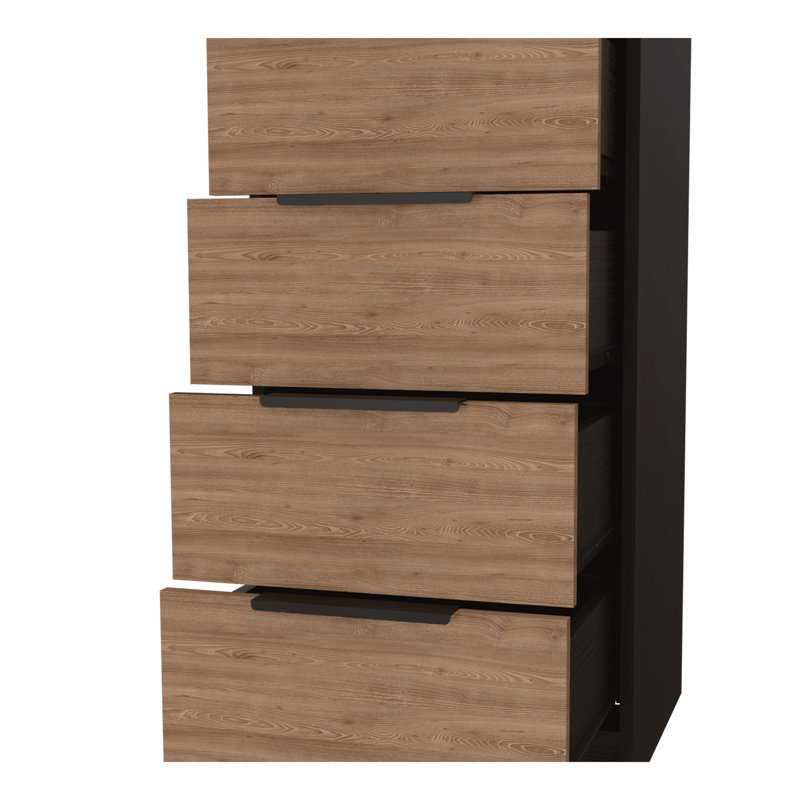 Commode verticale H 42 po, 5 tiroirs