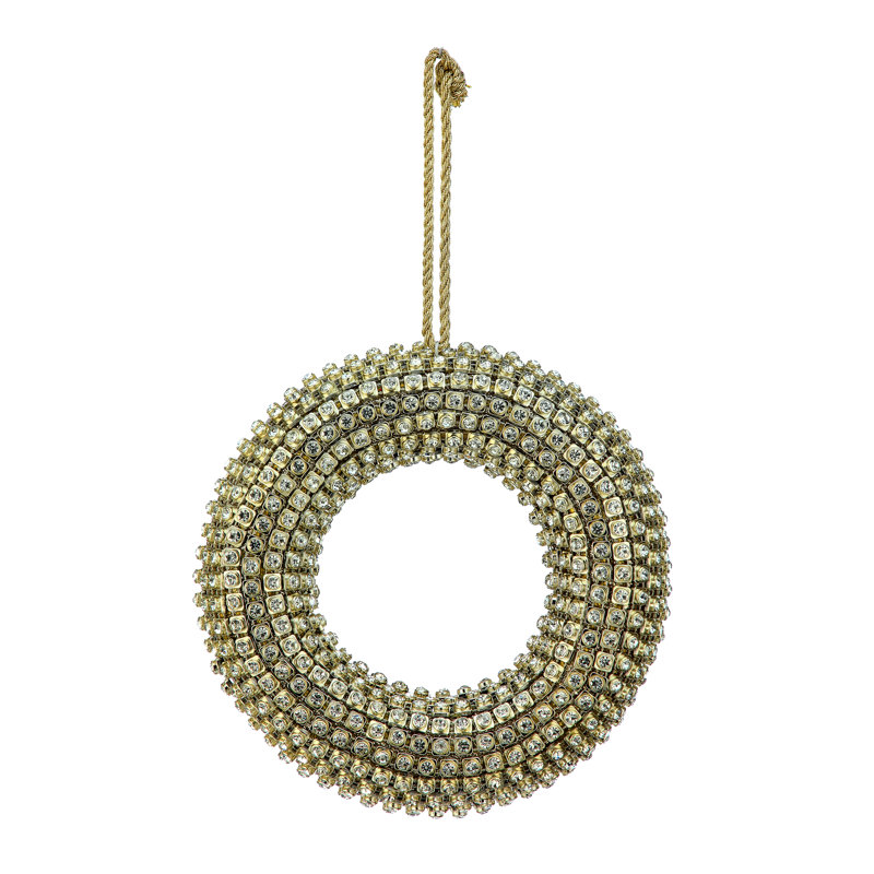 Ornement couronne de bijoux 5,5 ", H 5,5 po x l 5,5 po x P 1,5 po