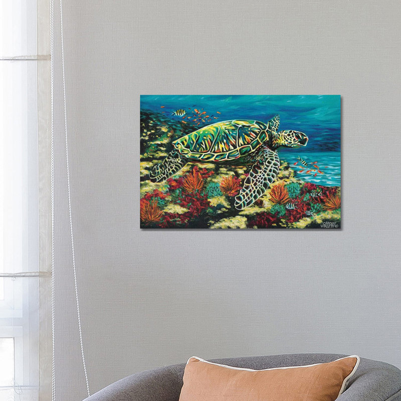 Deep Sea Swimming II by Carolee Vitaletti - Wrapped Canvas Panoramic Gallery-Wrapped Canvas Giclée