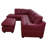 Sweetgrove Faux Leather L-Shaped Sectional-800117953-698835876