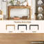 Console courbée en bois 52 po avec 3 tiroirs dissimulés Chery-158889623