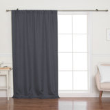 Reyna Polyester Room Darkening Curtain Single Panel