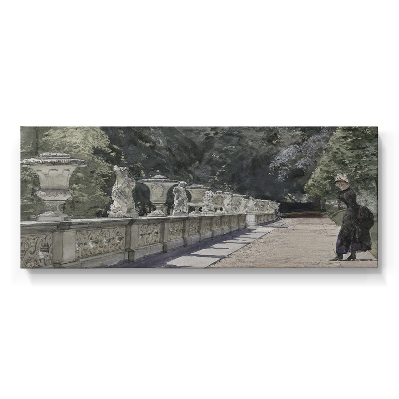Botanical Series-CD XXI - Toile tendue avec châssis - Prêt à accrocher, H 12 po x l 30 po