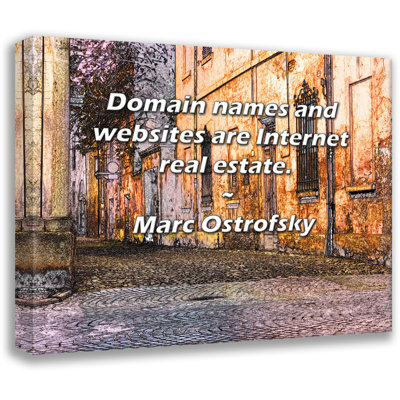 Astoria Grand Gallery Wrapped Canvas By Marc Ostrofsky: "Domain names and websites are Internet real