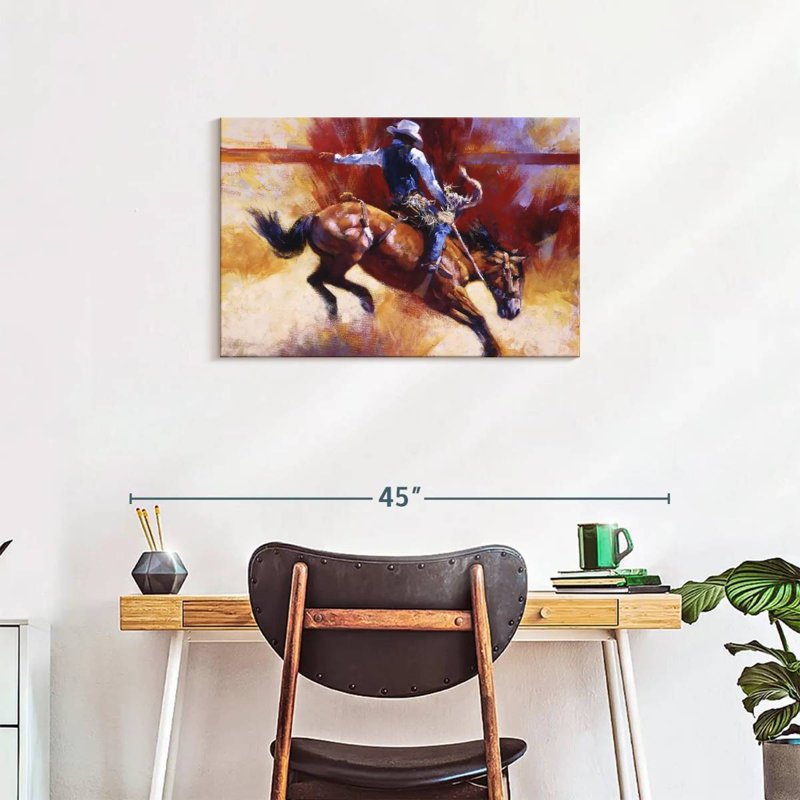 Sireci Yeehaw, 20" H x 30" W