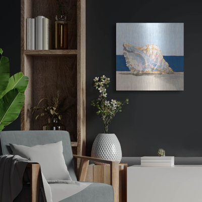  «Shell By The Shore 3» par Ethan Harper, art mural en métal
