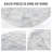 Guein Round Natural Marble Tray,Arabescato
