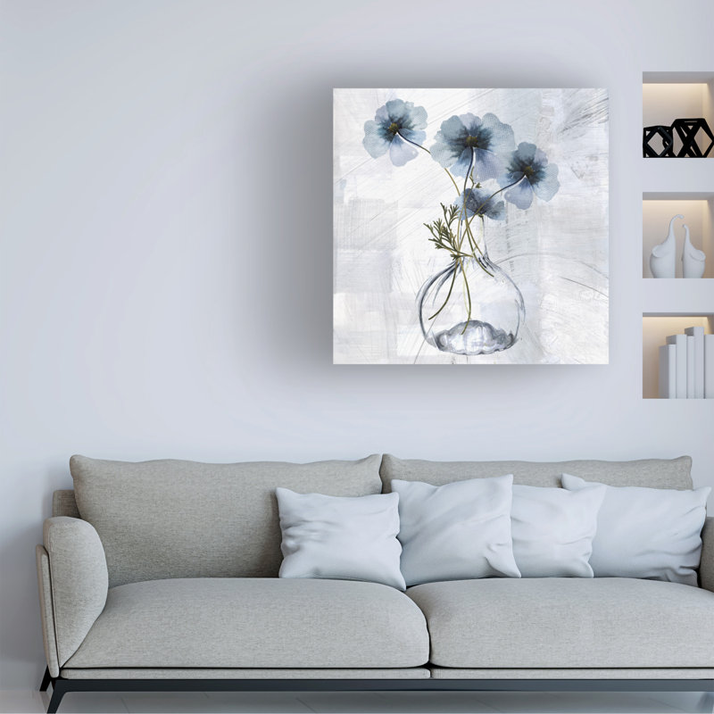 Art sur toile Sasha Tale Of Two Vases II, 14" H x 14" W