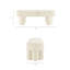 Banc ovale en tissu 52 po Mossi-1412025153