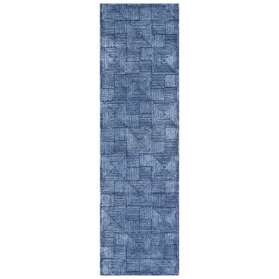Corderio Hand Tufted Viscose Wool Cotton Geometric Rug
