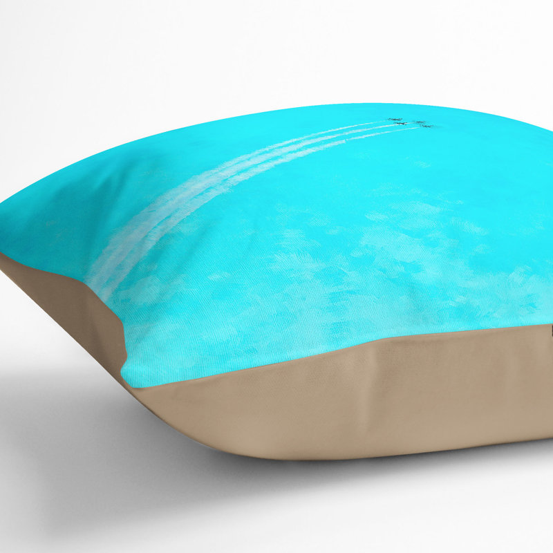 Square Throw Cushion, Stone, 40cm H x 40cm W x 15cm D