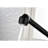 Contemporary Matte Black Kitchen Sink Faucet With Pull-Down Spray Feature, Stainless Steel, 360 Rotation, Single Handle To Control Water Temperature And Flow, Dual Output Settings - Stream For-157153497