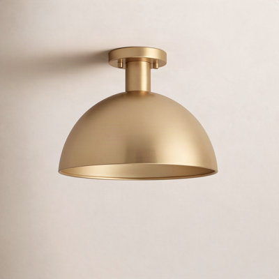 Darrah Single Light Semi Flush Mount
