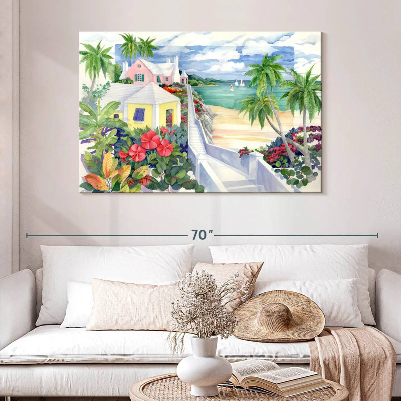 Gillard Island Cliffs, 32" H x 48" W