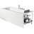 70.5'' x 31.5'' Whirlpool Acrylic Bathtub with Faucet