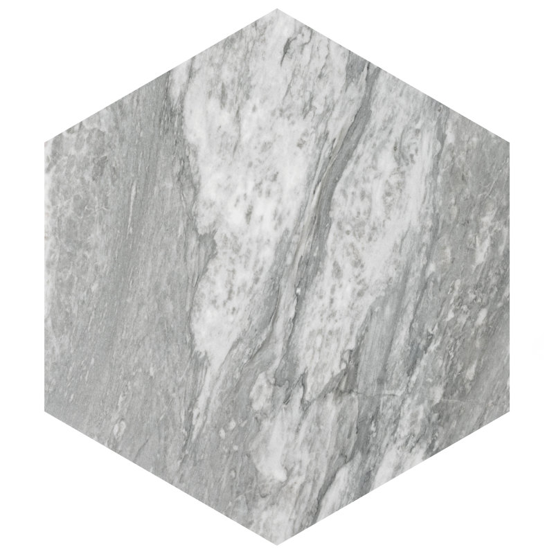 BioTech 11" x 13" Porcelain Marble Look Wall & Floor Tile