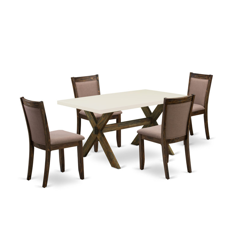 Ensemble repas Djellza, Blanc cassé, 5