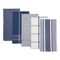 Navy Chicory Kitchen Towel : Blue