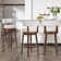 Swivel Bar & Counter Stool with Nailhead Trim (Set of 2)