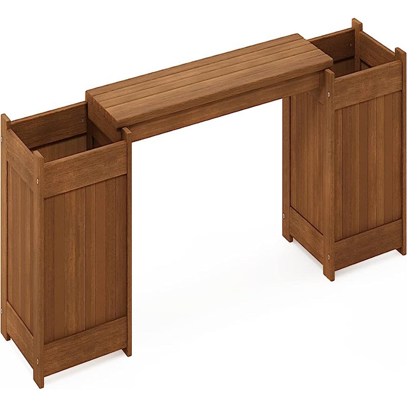 Fallah Raised Garden Bed, Brown