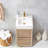 Beira 17.7'' Single Bathroom Vanity with Composite Top-70529503-70529504
