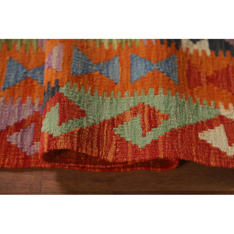 Reversible Wool Kilim Oriental Rug 4x6