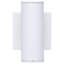 Petite applique murale 10 watts 3K / 4K / 5K CCT sélectionnable 2 lumières installation verticale haut et bas 120-277 Volt-133430628-133430630-133430632