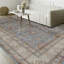 Tapis gris de haute qualité noué à la main