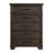 Godsey 5-Drawer Chest in Charcoal