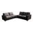 Thunell 64'' Wide Wicker Patio Sectional with Cushions