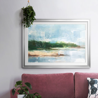 Tropical Shore II, reproduction encadrée sur papier