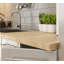 OLIWIA corner kitchen base cabinet in white, light gray gloss