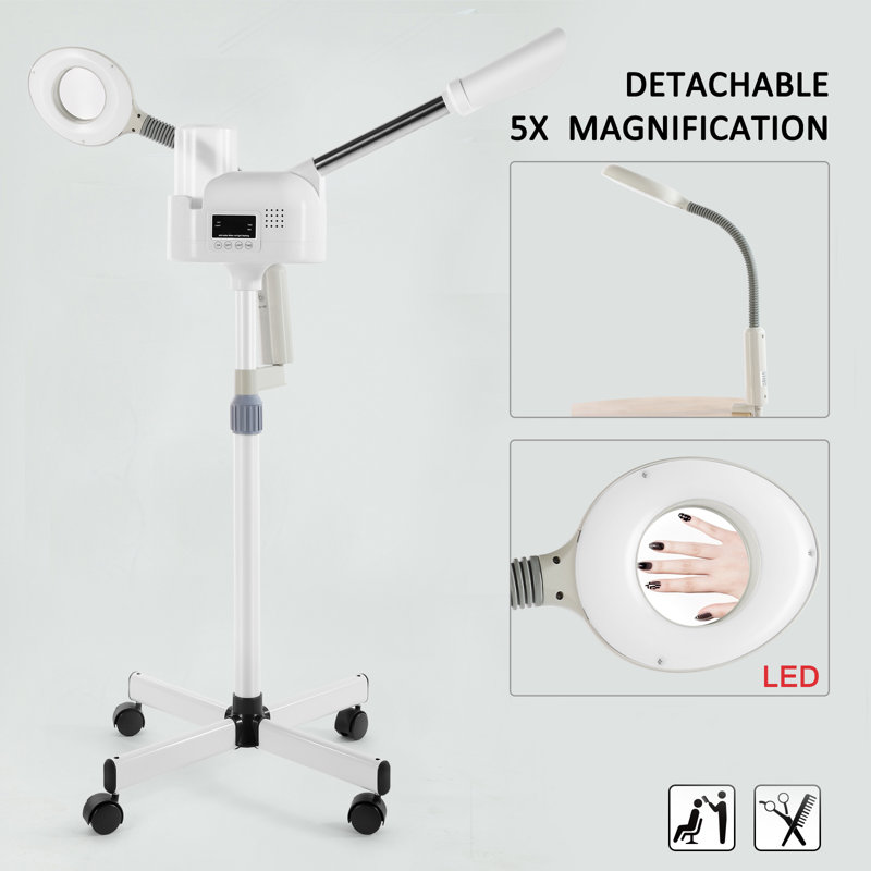 White Plastic Hair Tool Holder for Beauty Shop