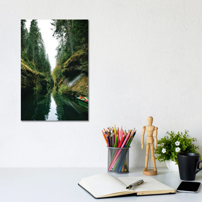 Czech Canal by Fabian Fortmann - Wrapped Canvas Print