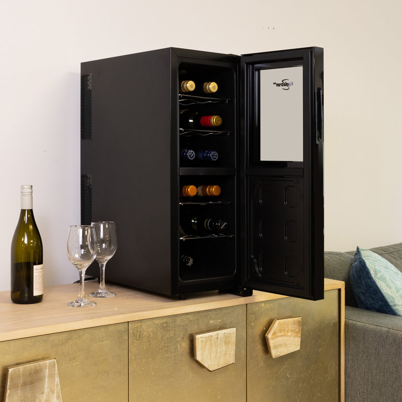 Koolatron Dual Zone 10" Freestanding 12 Bottle Wine Refrigerator