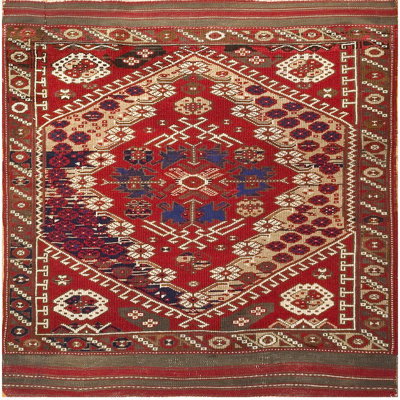 Antique Turkish - Bergama Knotted Rug