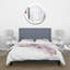 Ensemble de housse de couette en microfibre mauve / vert / vermillon-66391314