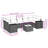 Vidaxl Garden Sofa Set Grey, Dark Grey