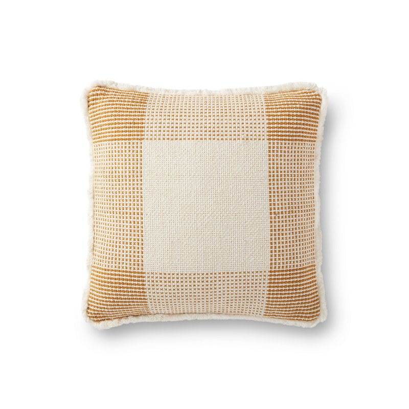 Housse de coussin décoratif, Naturel / Or