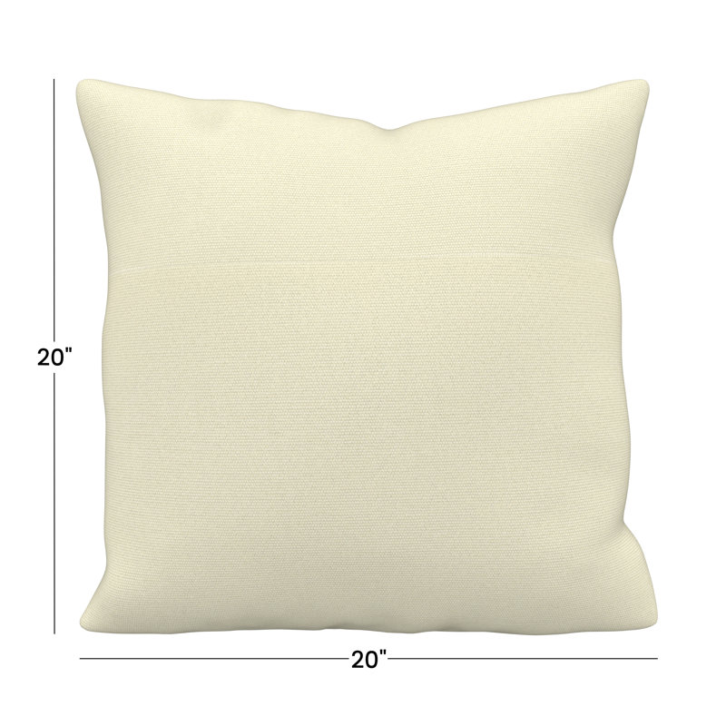 Jem Gabi Sunbrella® Indoor/Outdoor Throw Pillow, Square 20", Canvas Canvas Sunbrella® Canvas