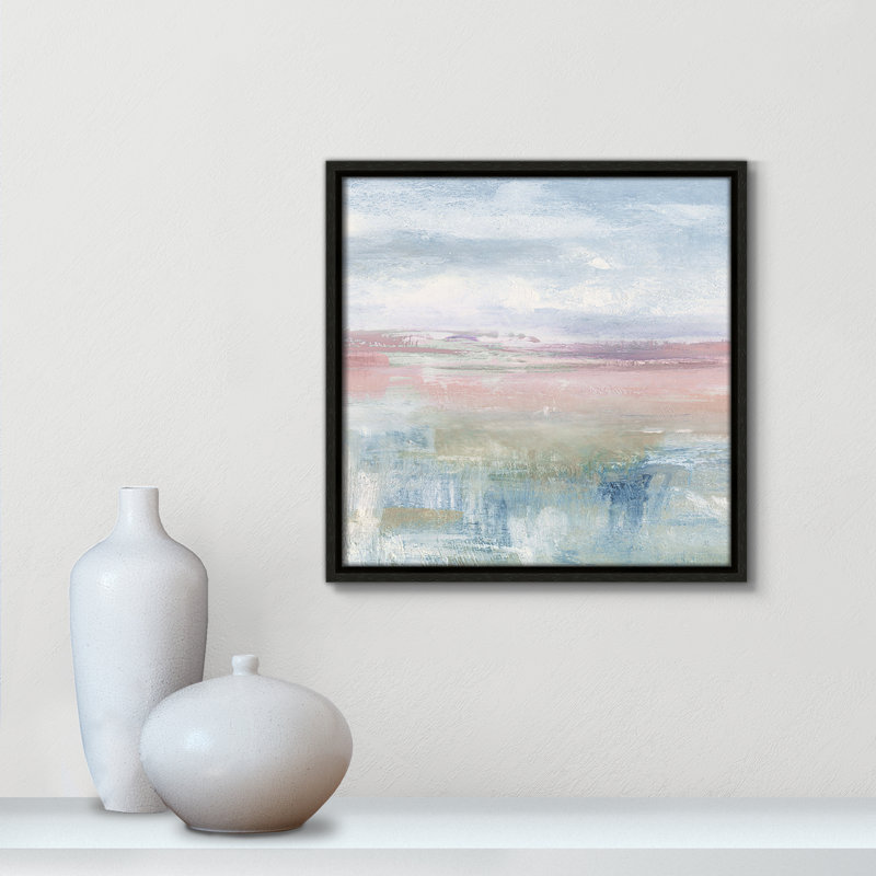 «Effa Back Shandelee II» par - reproduction sur toile flottante, Cadre espresso, H 13,5 po x l 13,5 po x P 2 po
