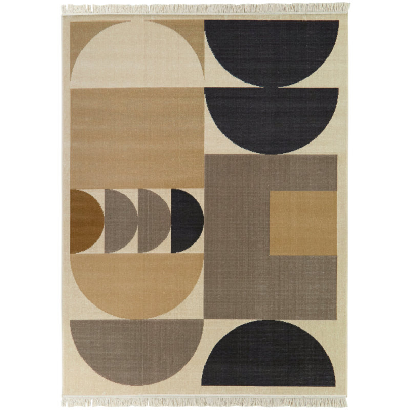 Tapis rectangulaire Joelaine, Rectangle 5 pi 3 po x 7 pi