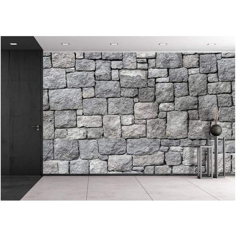 Murale à peindre sans couture Old Stone, L 100 po x l 144 po