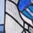 11"H Blue Jay Stained Glass Window Panel
