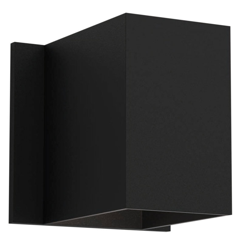 Oslo 1 - Light LED Outdoor Flush Mount, Textured Black