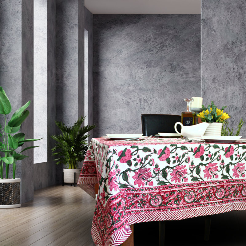 Erdem Cotton Floral Tablecloth, 90" x 60"