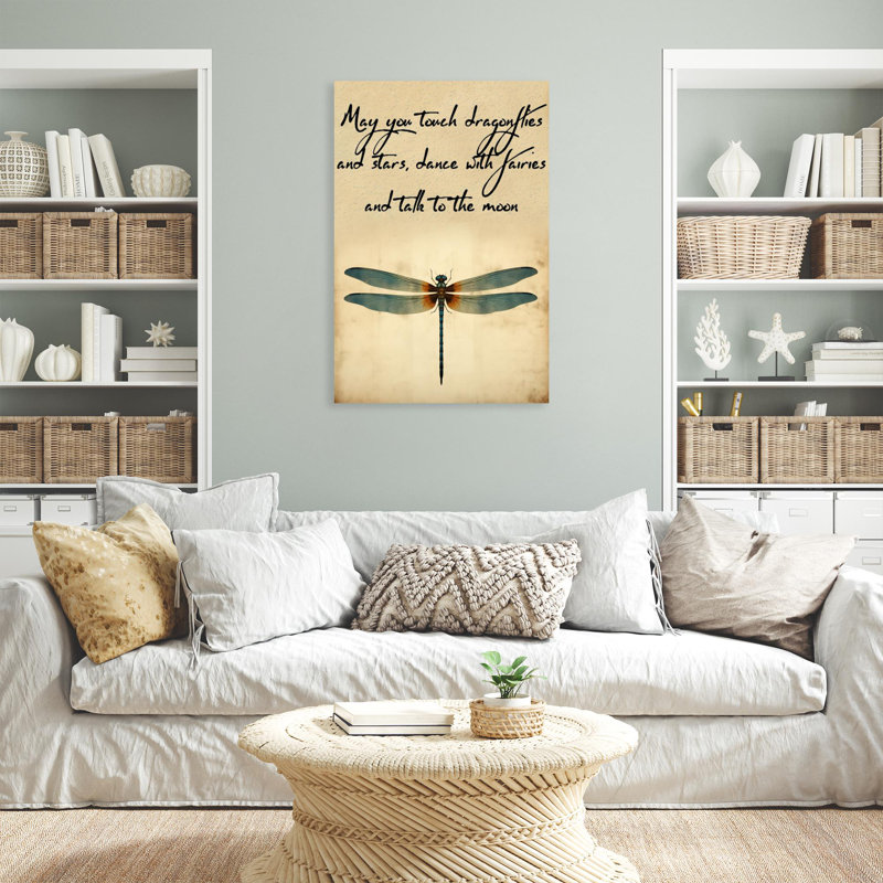 Jarkko " May You Touch Dragonflies ", 36" H x 24" W x 1.25" D