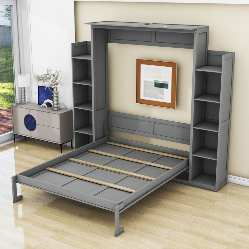 Lit escamotable Marinke Murphy, Grand, gris