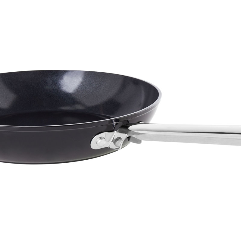 Set of 3 Frying Pans ELITE PRO, Black